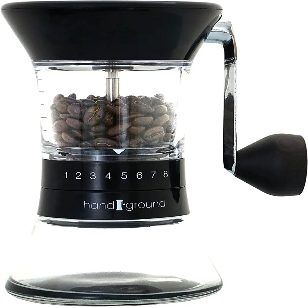 

Precision Coffee Grinder Conical Ceramic Burr Mill (Black)
