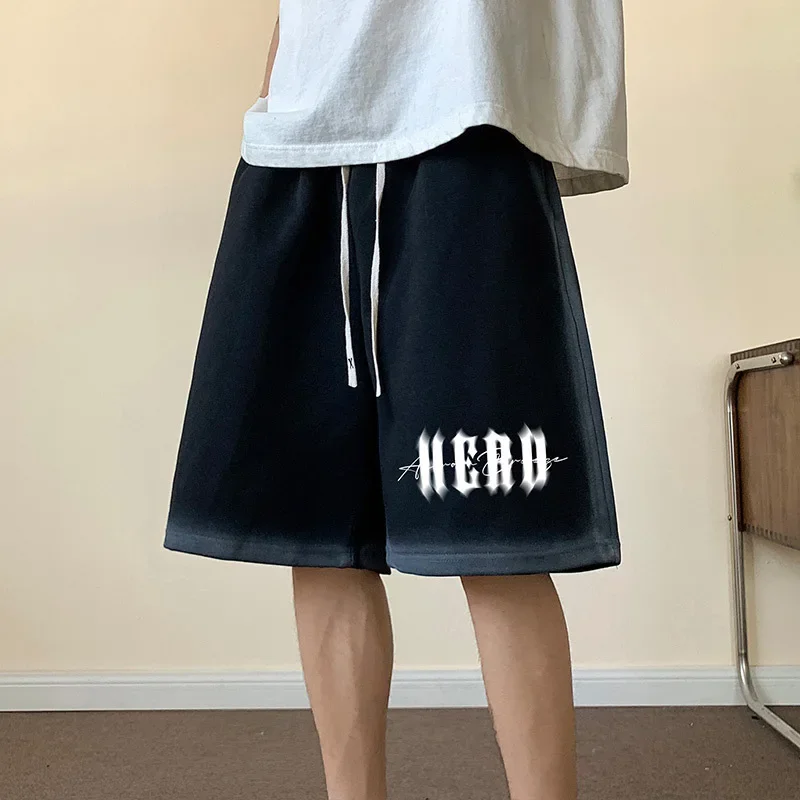 Мужские свободные летние спортивные брюки в американском стиле повседневные