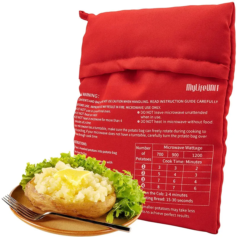 

Сумка для микроволновки, для быстрого приготовления картофеля, кармашек для риса