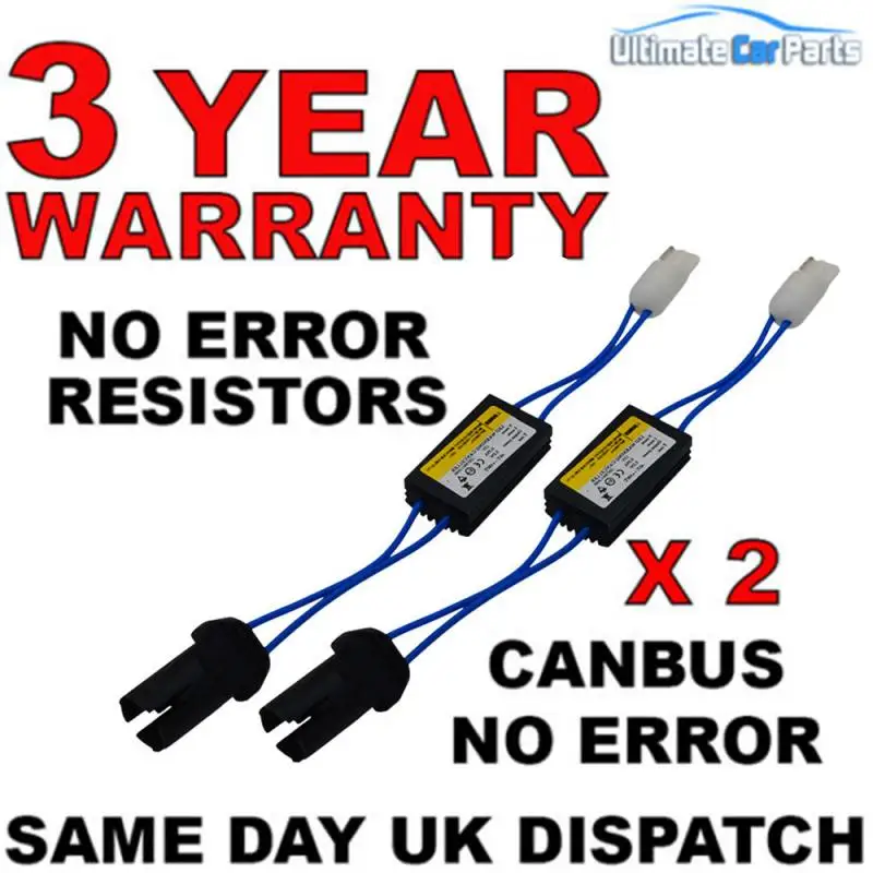 

Car Lights 2pcs 12V Warning Canceller Decoder LED 501 T10 Error Load Resistor 90LM Hot! SH2 Car Light Accessories