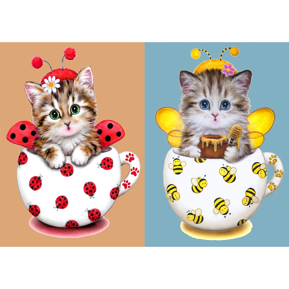 

Cat Dog Series Oil Drawing 40x50cm Oil Paint By Numbers Hand Painted Picture DIY Painting Home Decor Wall Art Craft