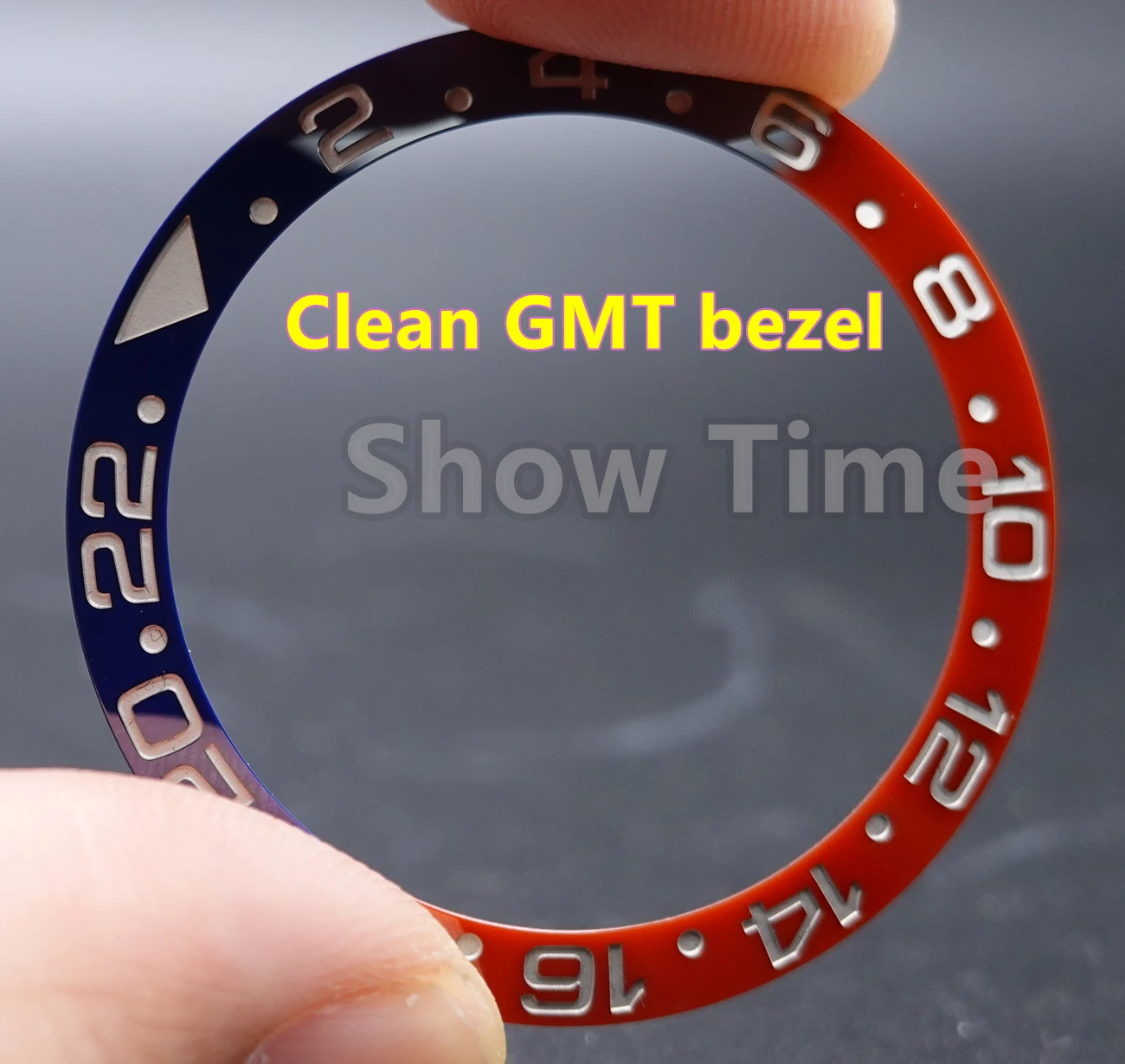 

CF Watch Part Clean Factory Ceramic Bezel 38mm for 40mm GMT red/blue 3186 Replacement Accessories 116710/126710