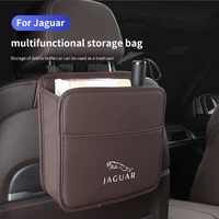 1pcs car organizer bag auto logo storage sundries for jaguar xf xj xfr xkr s type f type x type f pace i pace e pace xjr xe
