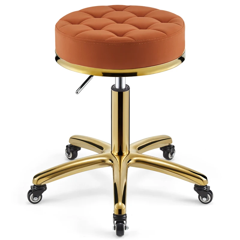 Вращающийся стул для парикмахерской из нержавеющей стали |