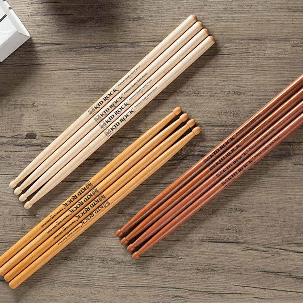 

1 Pair 5A Drum Sticks Drumsticks Rosewood Shiratama Wood Yellow Cheesewood High-end Drum Kit 40.6cm For Jazz Light Rock Fusion
