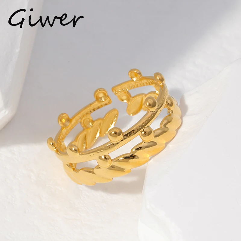 

Модное кольцо-цепочка для женщин и мужчин, ювелирное изделие из нержавеющей стали, открытое регулируемое кольцо на палец в стиле хип-хоп, панк, модные минималистичные кольца для вечеринок