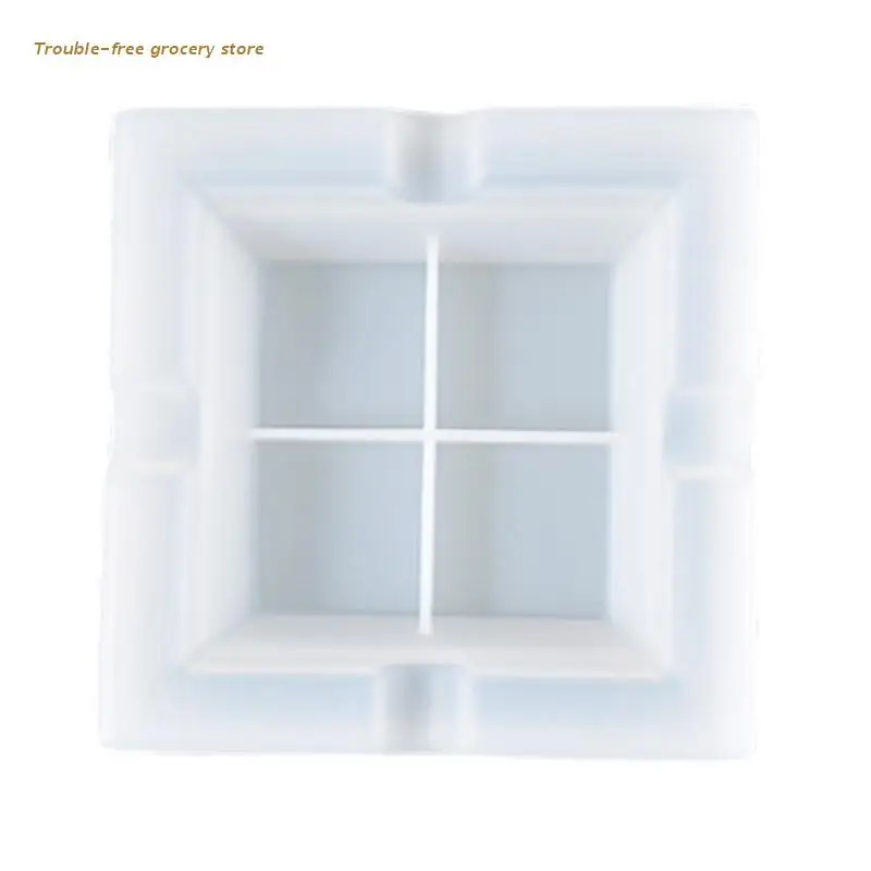 

Square Ashtray Epoxy Resin Mold Box Casting Silicone Mould DIY Crafts Mold