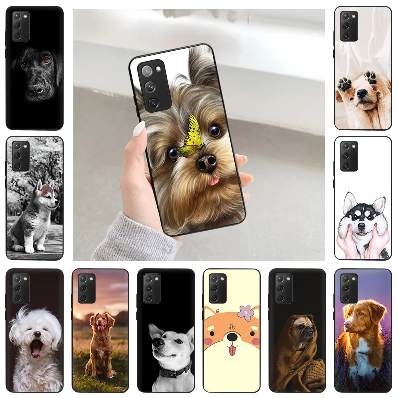 

Ultra Thin Silicone Cute Dog Art Phone Case for Xiaomi Redmi Note 11Pro 11 11t 10s 10 5G 10C 9T 9S 9C 9A 8 9 Soft Mate Cover