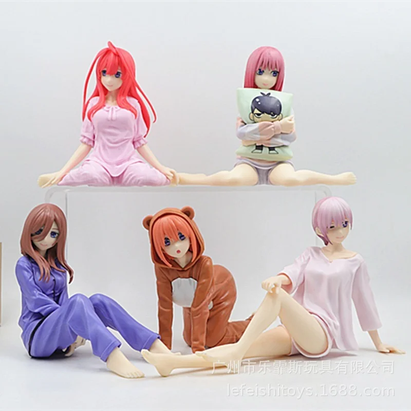 

The Quintessential Quintuplets Toy Figures Pvc Stand Anime pajamas Model Jewelry Action Figure Kid Collection Doll Toys Ornament