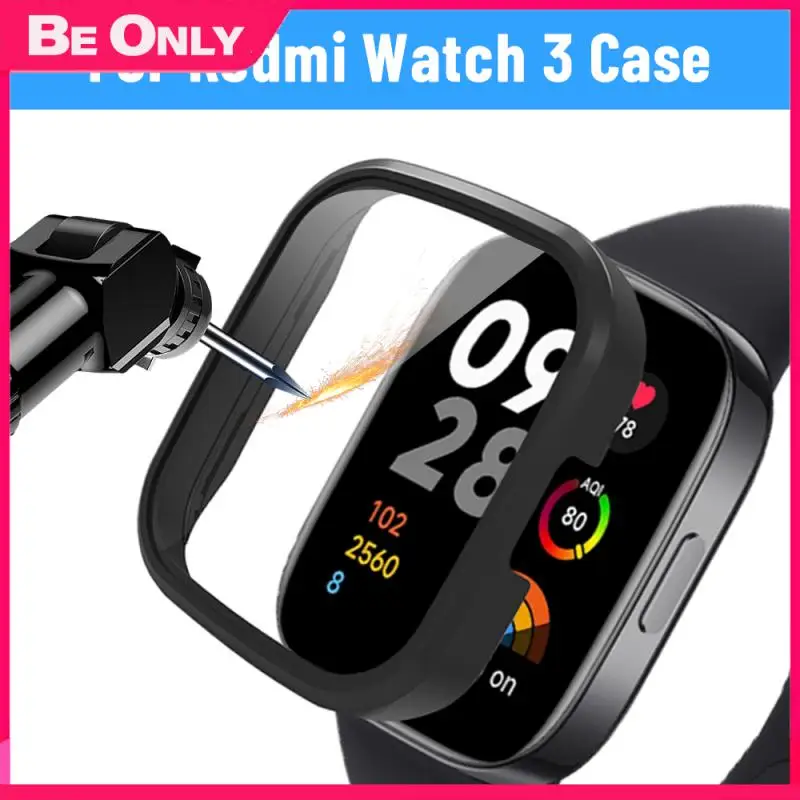 

Anti Knock Anti-fall Case Protective Shell For Redmi Watch Smart Watch Case Watch 3 Screen Bumper Frame Flexible Comfortable
