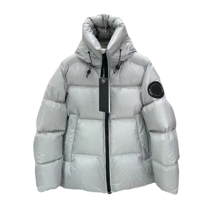 

2022 Limited Canadian Goose Puffs Men Down Jacket Black Logo Winter White Duck Down Shoulder Strap Down Jacket Keep Warm Outdoor