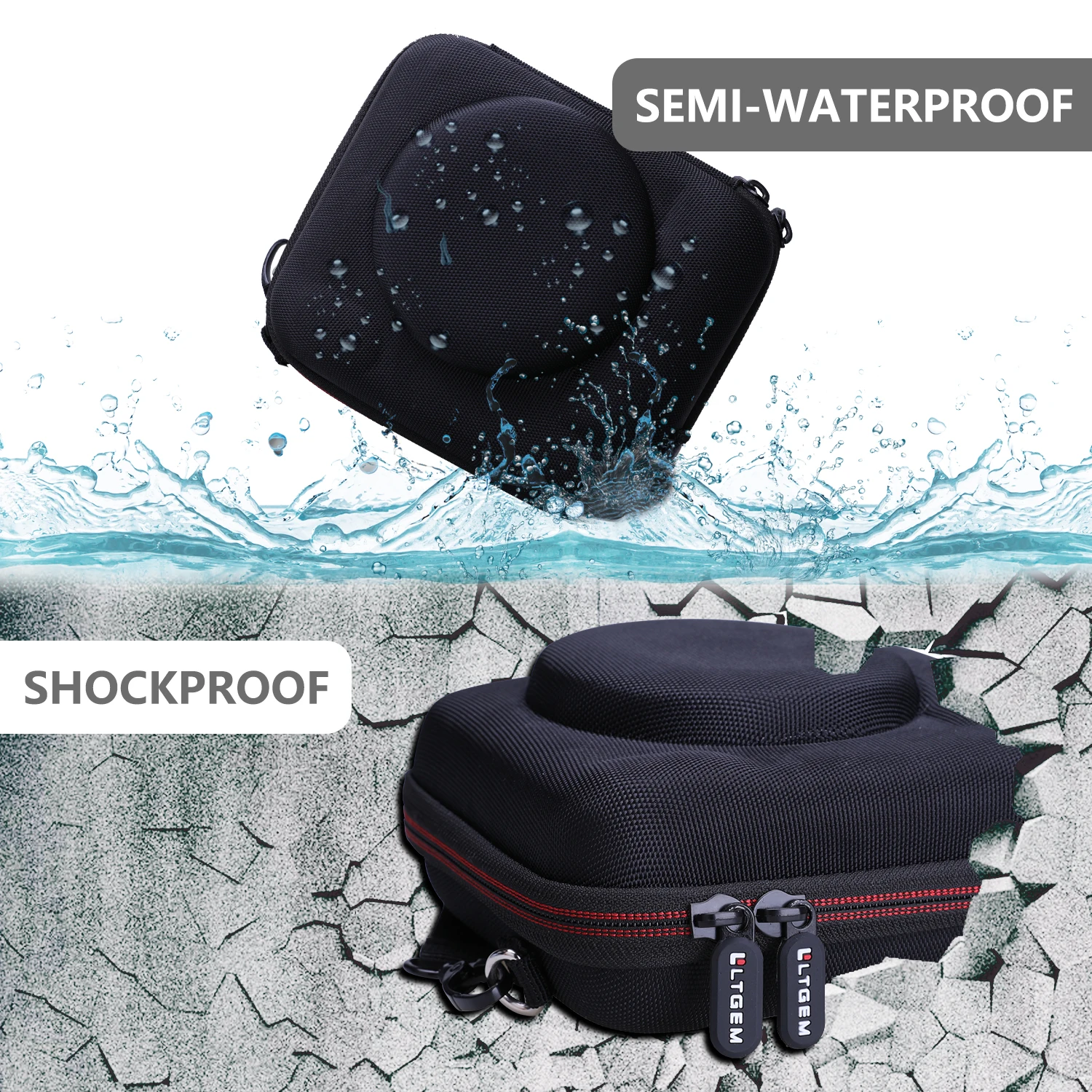 Жесткий чехол LTGEM EVA для Fujifilm instax Square SQ1 Instant Camera дорожная сумка хранения (только