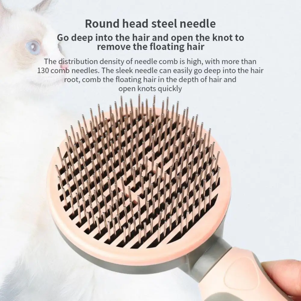 

High Quality Dog Comb Skin-friendly Pet Grooming Brush Pet Brush Pet Supplies Professional Cat Comb Massage Pet Hair Brush