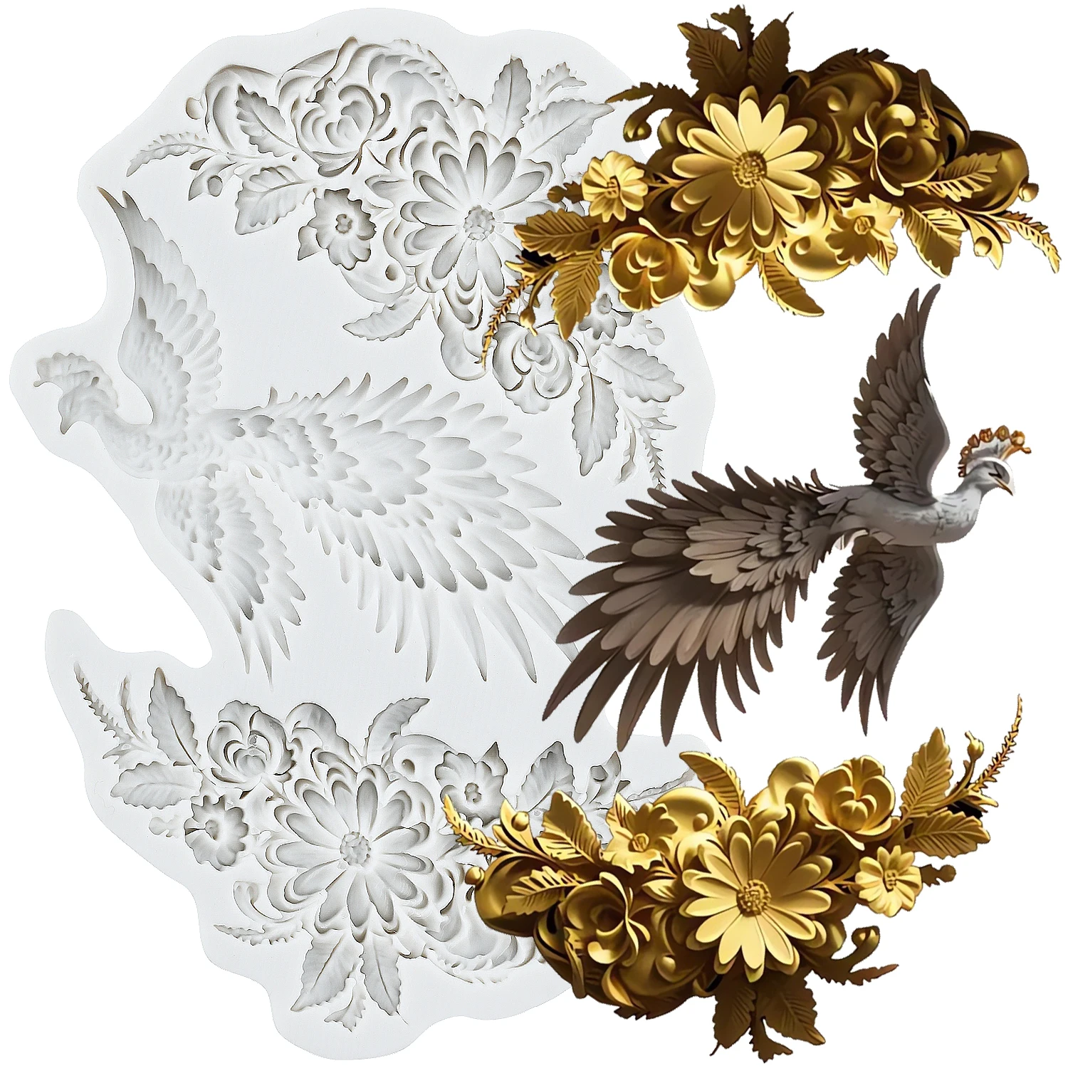 

Форма для помадки Mujiang Phoenix