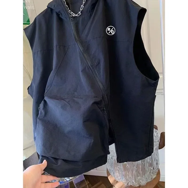 2024 Spring Golf Wear Uuisex New Vest Men's Clothing High Quality Fashion Hooded Tennis Jacket