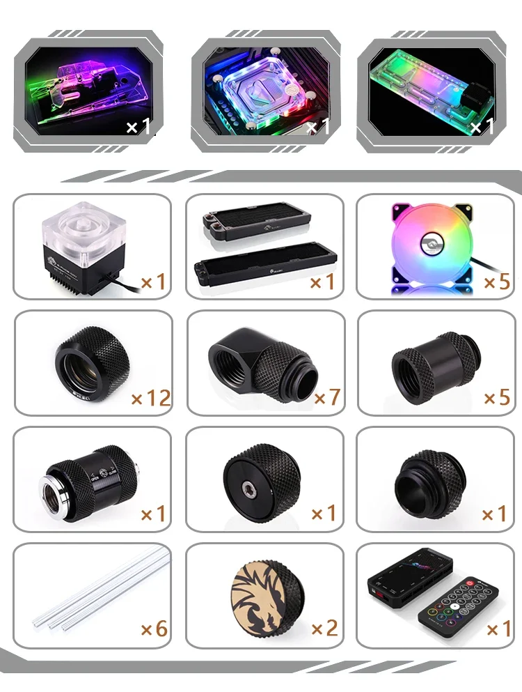 Предложение акриловой платы BYKSKI для водяного канала корпуса ANTEC DF600/ DP502