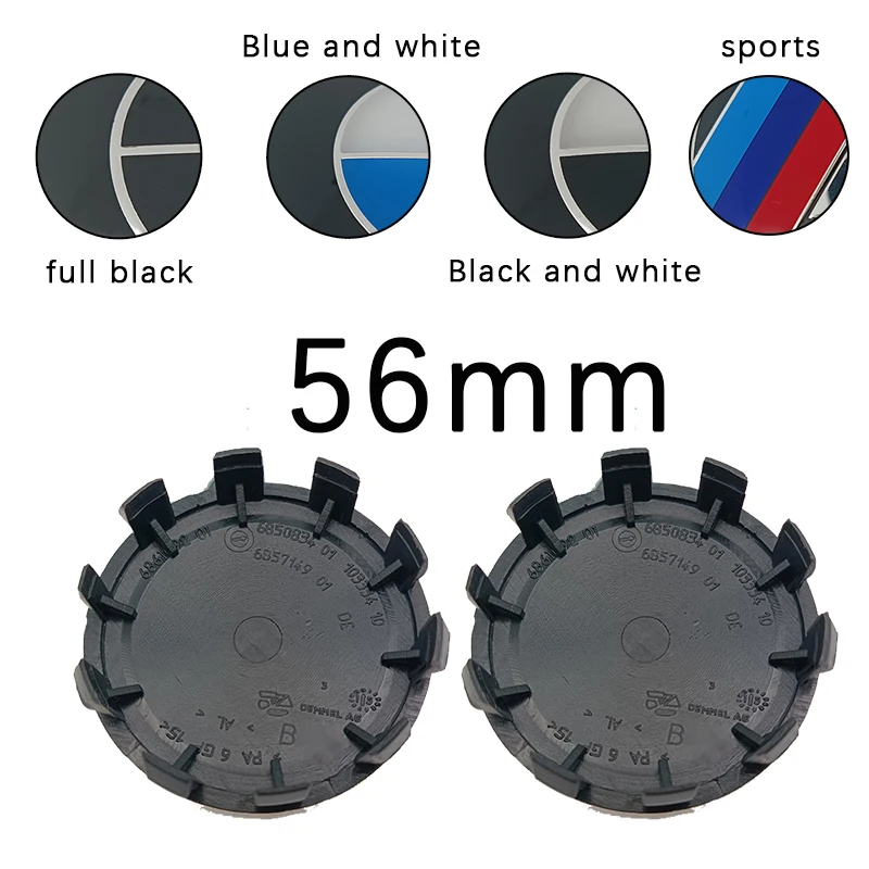 

20pcs 56mm Car Wheel Hub Center Cap Covers For BMW E46 E39 E90 E91 E60 E36 F30 F10 F01 E66 X1 X3 X5 X6 M3 M5 3 5 7 series