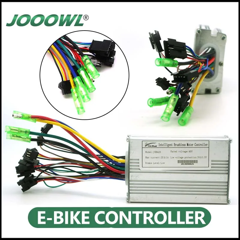 

36V 48V Electric Bike Controller 14A 20A 25A 28A for Electric Motor Power 250W 350W 500W 800W 1000W 1500W DC Controller Ebike