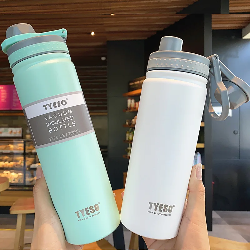 

530/750ml Insulated Thermos Stainless Steel Water Bottle Travel Cup Double Wall Vacuum Flask Sport Thermal Mug Portable Tumbler