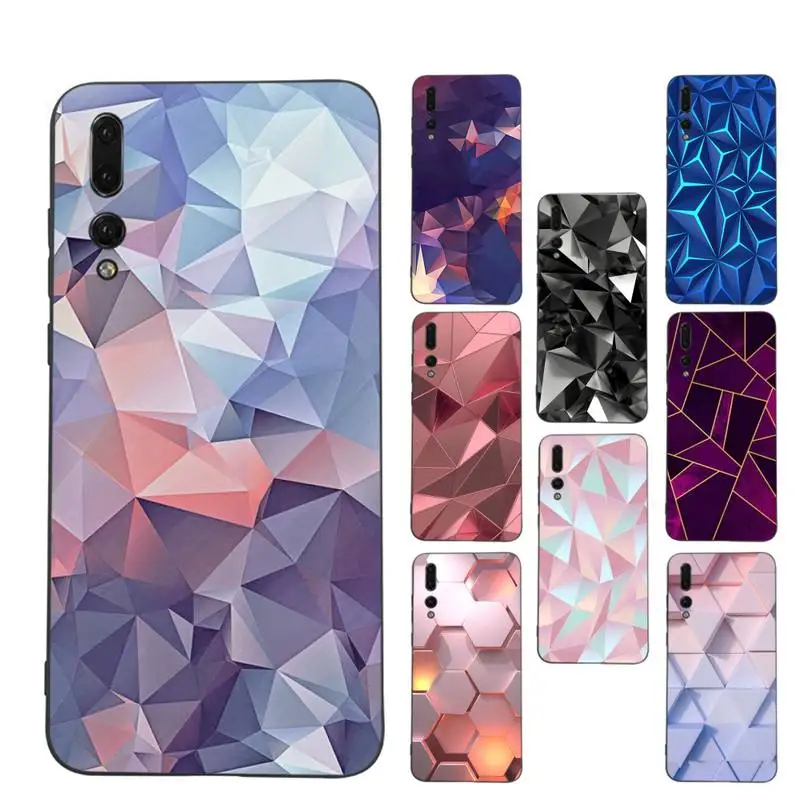

TOPLBPCS Geometry Aesthetic Phone Case for Samsung A51 A30s A52 A71 A12 for Huawei Honor 10i for OPPO vivo Y11 cover