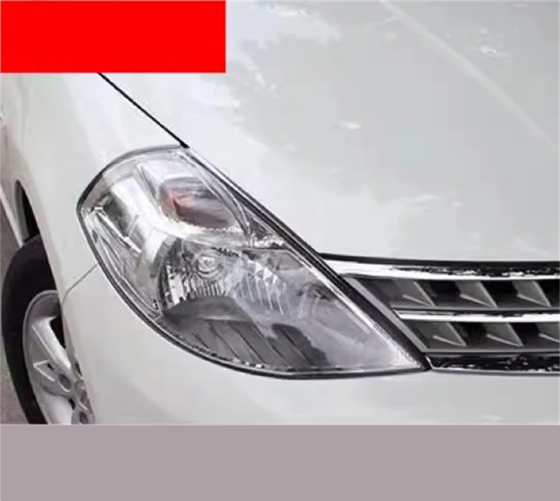 Накладка на переднюю фару автомобиля наполовину в сборе для 05-10 Nissan Tiida DRL дневные