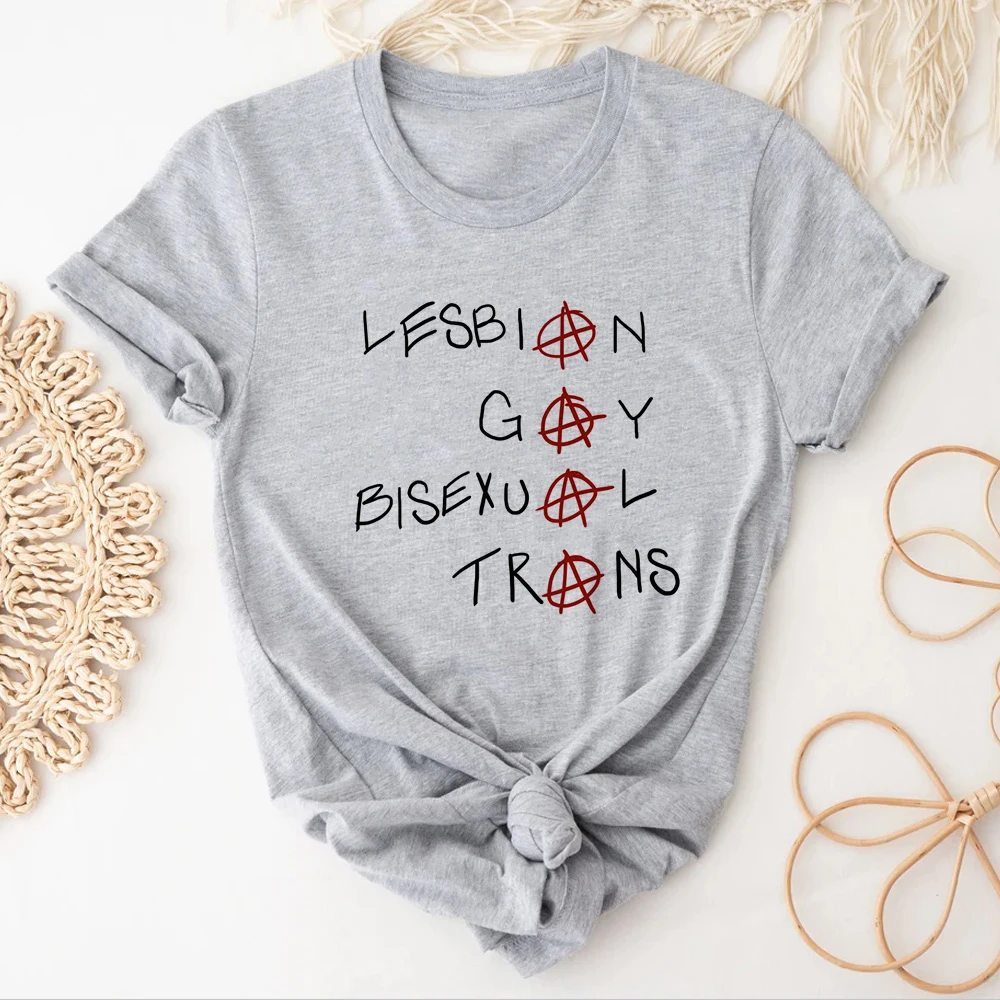 ЛГБТ Лесбиянок Гей бисексуал Топ женский летний Харадзюку японский для девушек