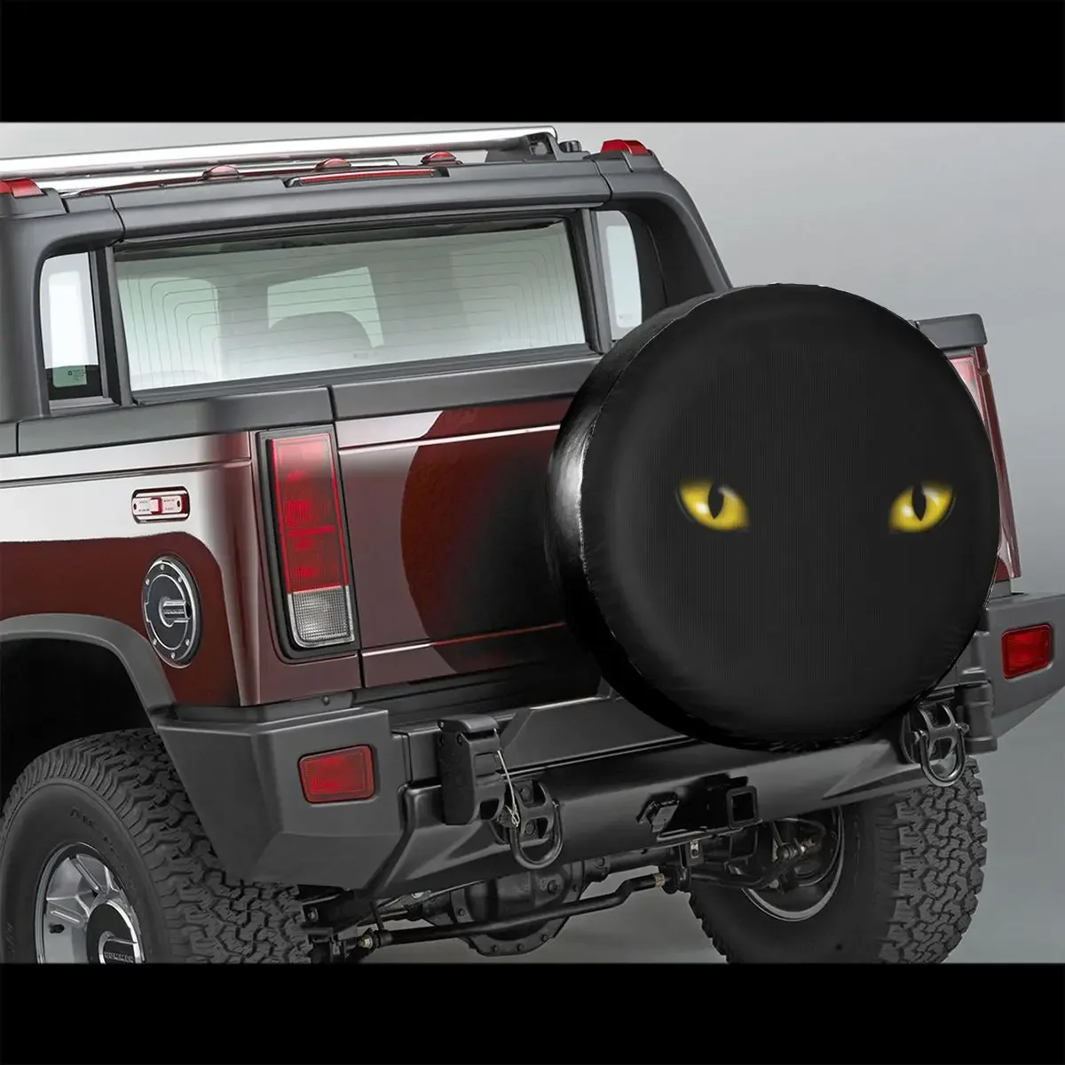 Чехол для автомобильных колес Jeep Pajero защитная крышка 14 15 16 17 дюймов черная кошка