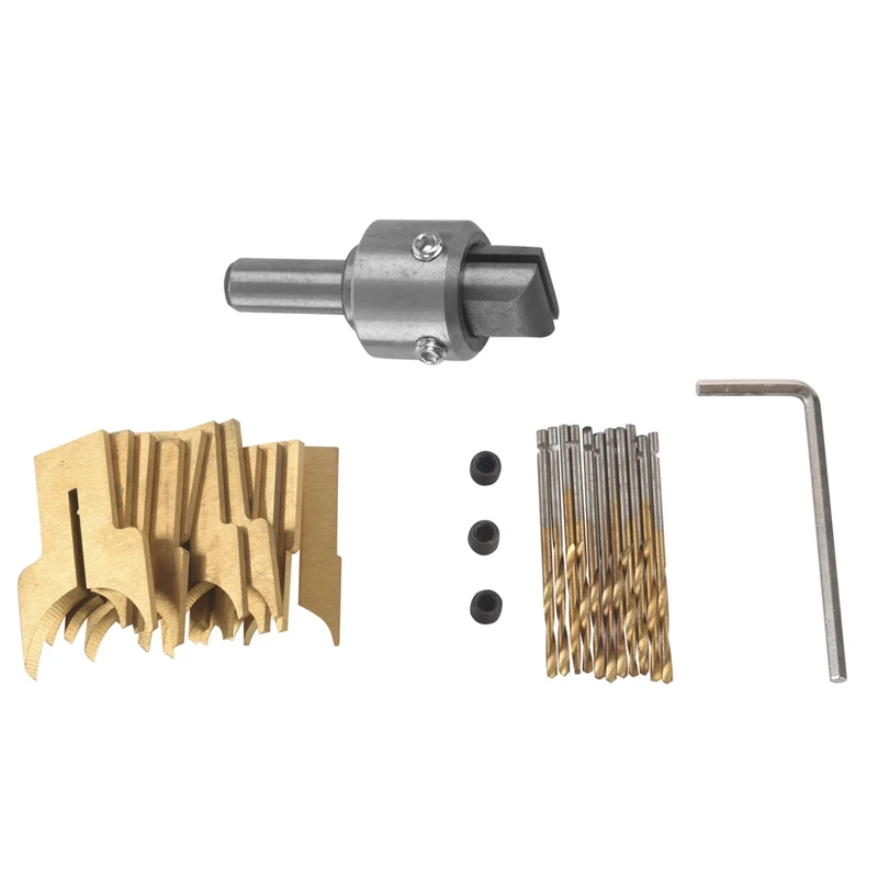 

24Pcs Metal Ball Knife Woodworking Tools Wooden Beads Drill Rotary Bead Molding 6-25Mm