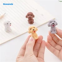 cute dog rubber drawing exam eraser student learning stationery for child creative gift kids eraser novelty erasers