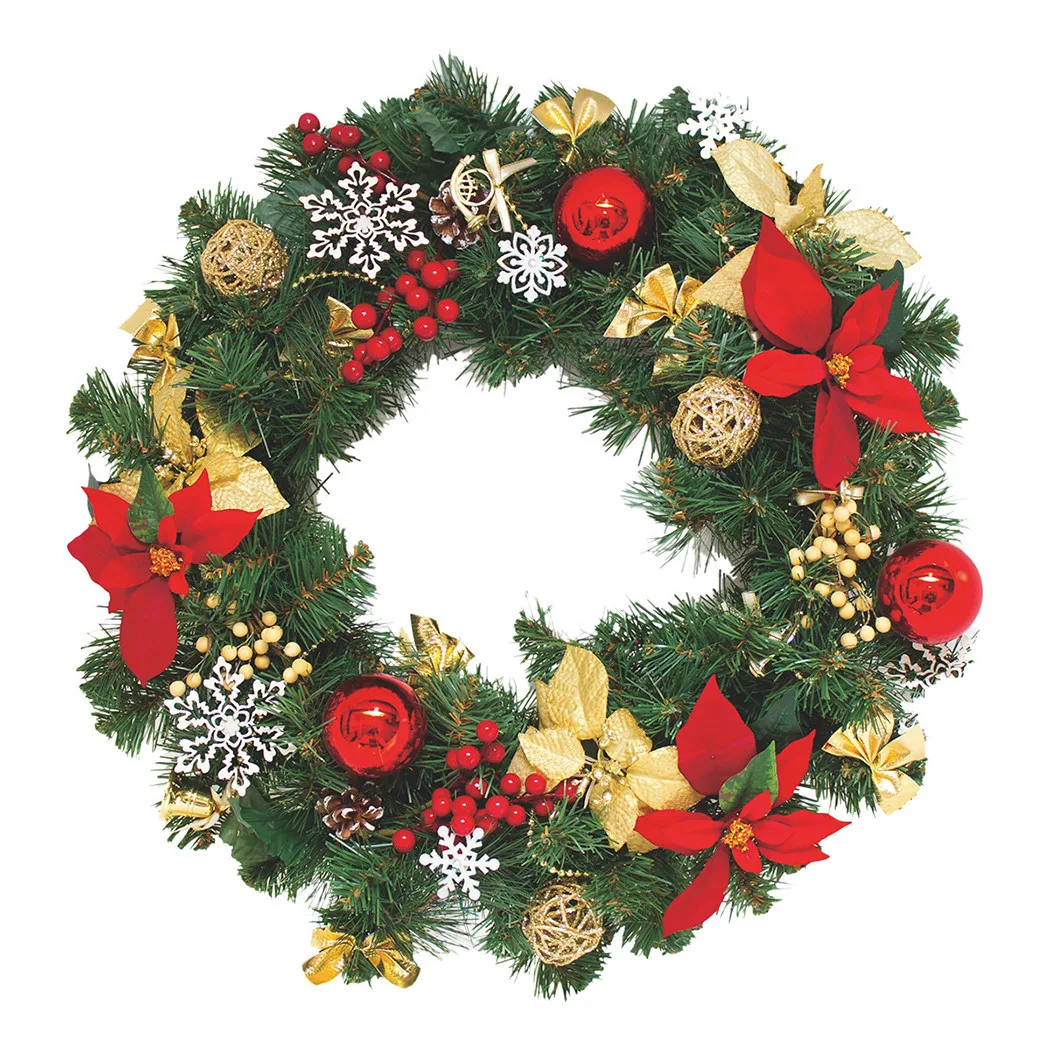 

High Quality Hot Wall Stickers Removable Snowflake Wreath Xmas Christmas Clings Decal Decoration Glass Home PVC