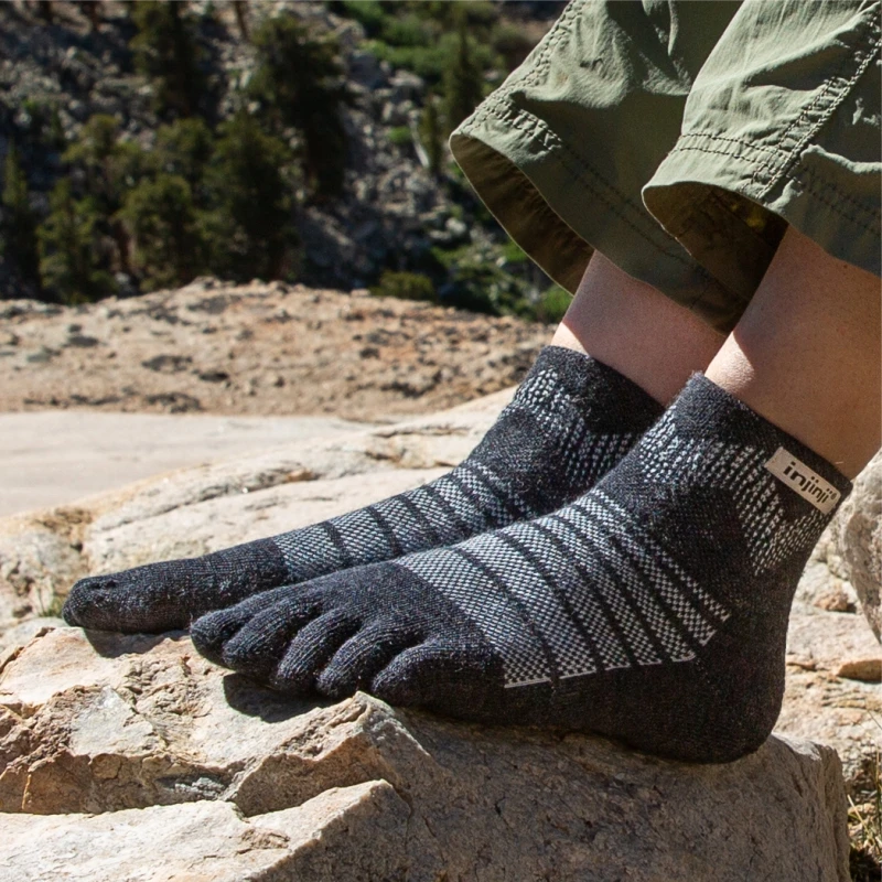 Носки зимние из шерсти мериноса с пятью пальцами