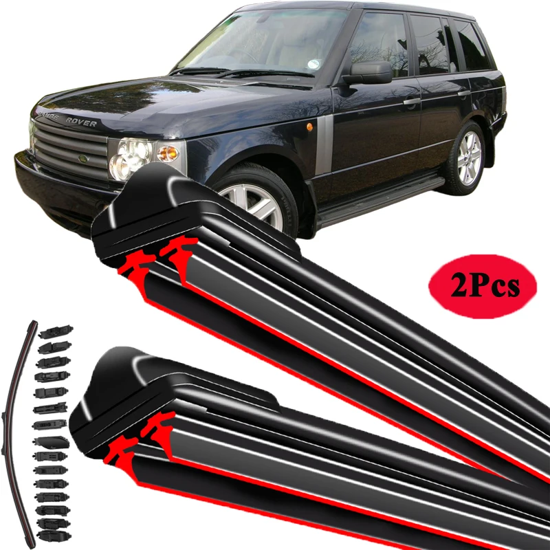 

Для Land Range Rover L322 Vogue HSE 2001 ~ 2012 передние щетки стеклоочистителя оконные щетки без костей безрамные резиновые автоаксессуары рычаг