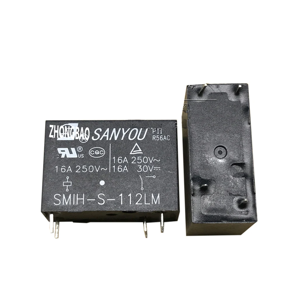 

Новое реле SMIH-S-112LM 12VDC 4Pin 16A DC12V (хорошее качество)