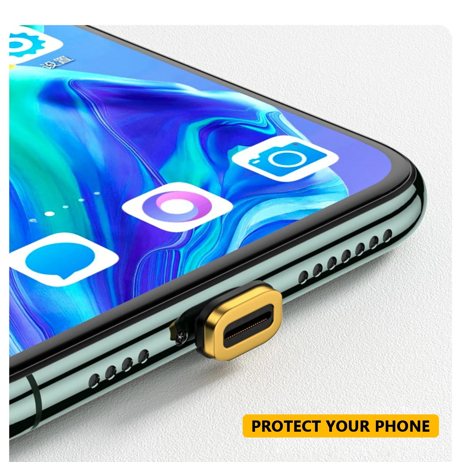 Переходник с Type C на удлинитель магнитным углом 90 градусов 24 контакта USB быстрая