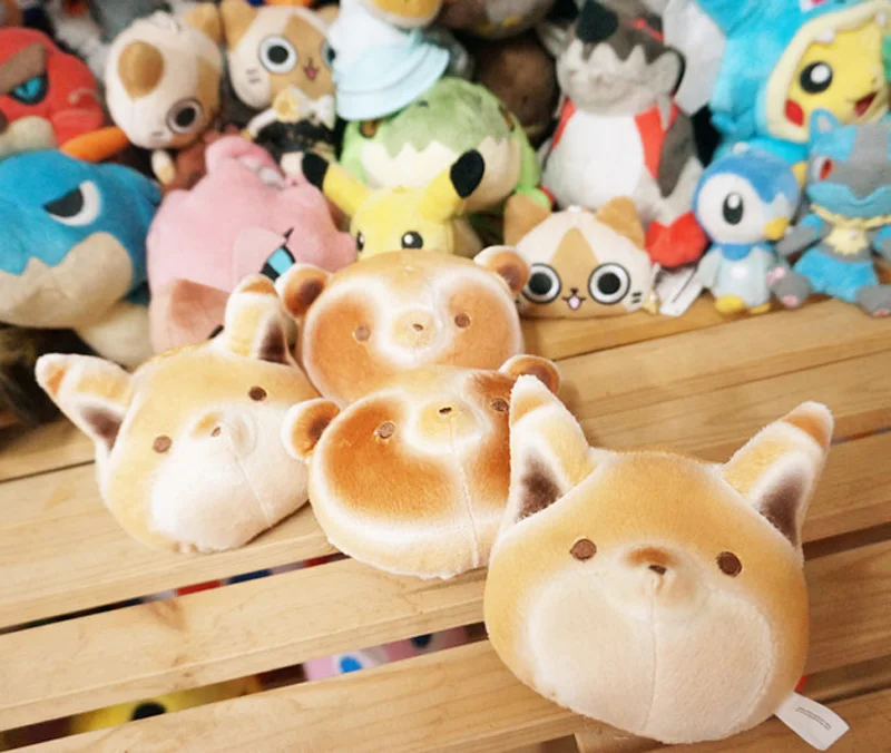 Новинка милая плюшевая кукла-хлеб Тануки енот китсуне лиса пекарня в горах