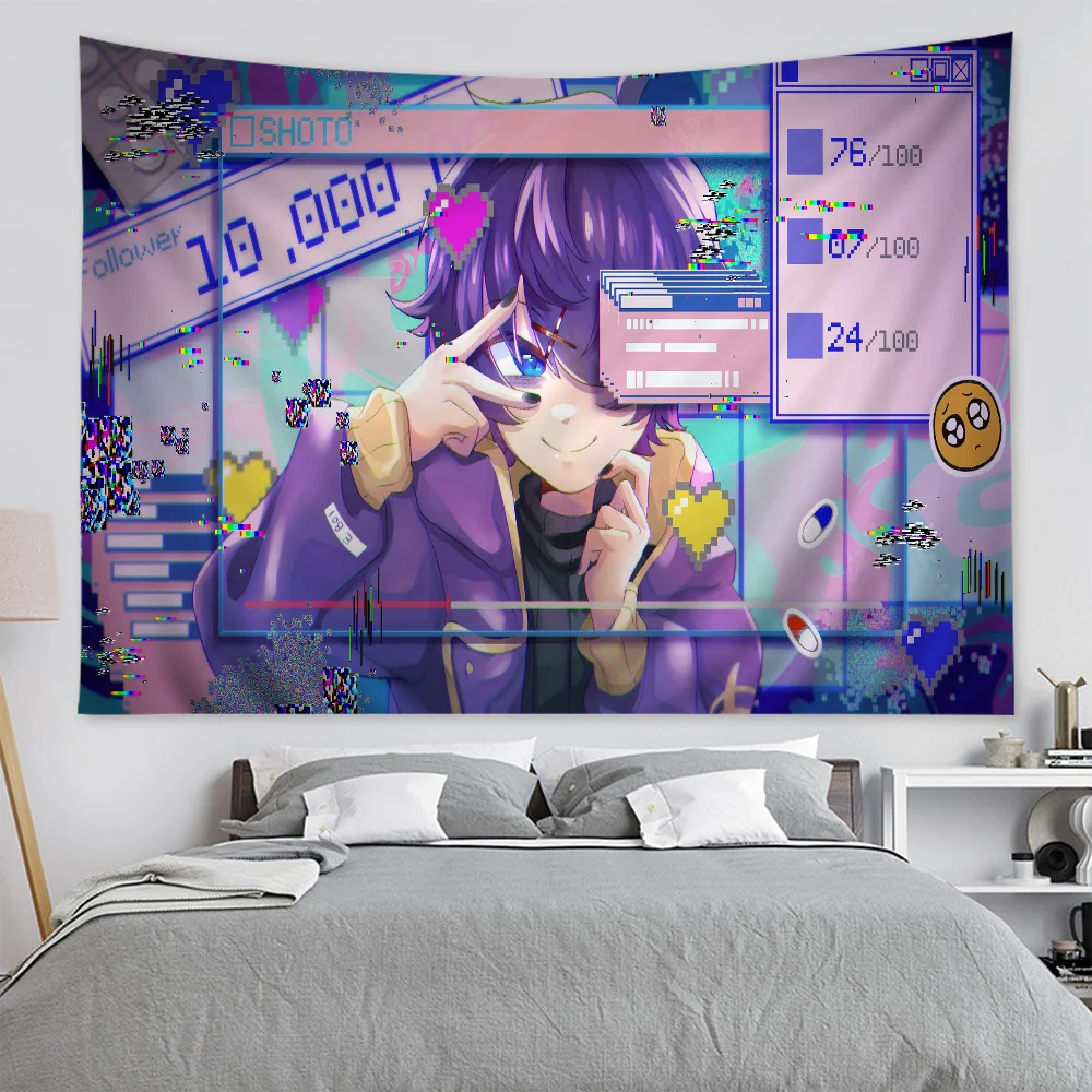 N-Needy Girl O-Overdose игровой график гобелен для гостиной домашний декор в общежитии