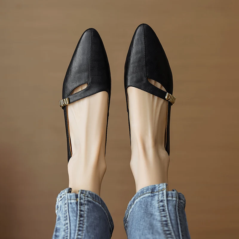 Женские туфли-лодочки из натуральной кожи туфли овечьей и воловьей свиной шкуры