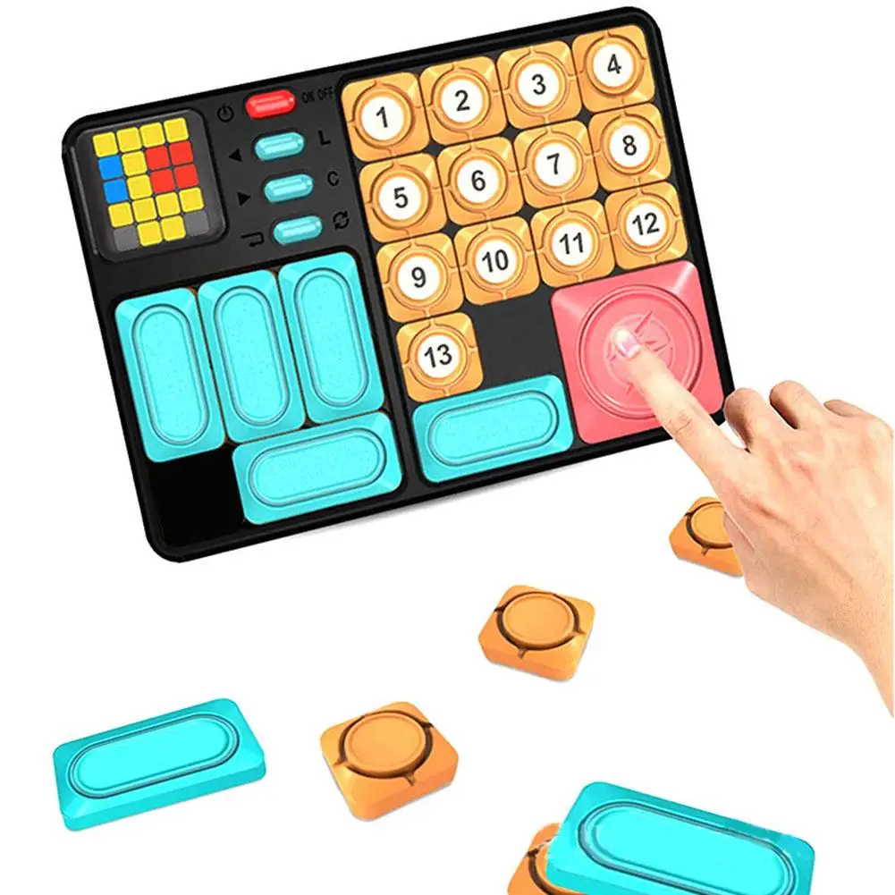 

Super Slide Brain Games 500+ Levelled Up Challenges Brain Teaser Puzzles Magnetic Sliding Digital Electronic Puzzle Toys