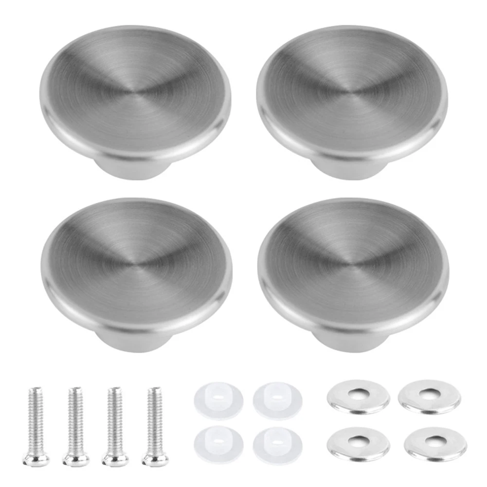 

4pcs/set Oven Knob Stainless Steel Pot Pan Lid Cover Handle Replacement Kit Kitchen Hardware Accessories