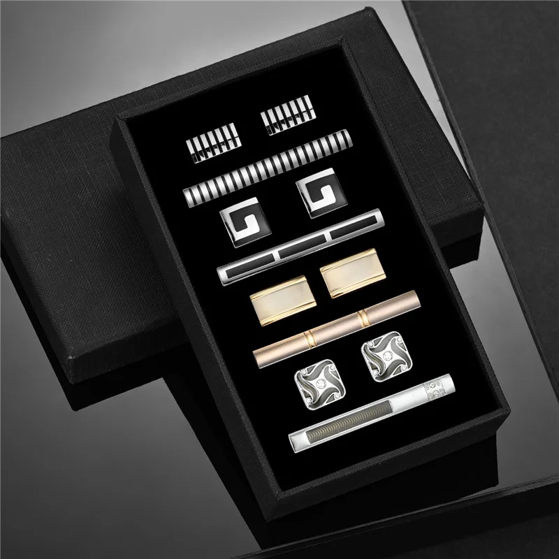 Wedding Guests Gift Man Shirt Cufflink Pisa Ties For Men Luxury Men's Gift For Husband