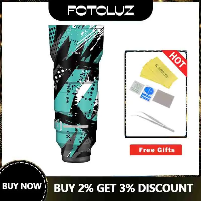 

Sony FE 100-400mm f/4.5-5.6 GM Lens Skin Camera Lens Decal Sticker Wrap Film Protector Cover Case Anti-scratch Waterproof