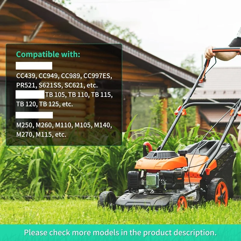 942-0741A Мульчужное лезвие для 21-дюймовой деки косилки 742-0741A совместимое с Troy-Bilt MTD Cub