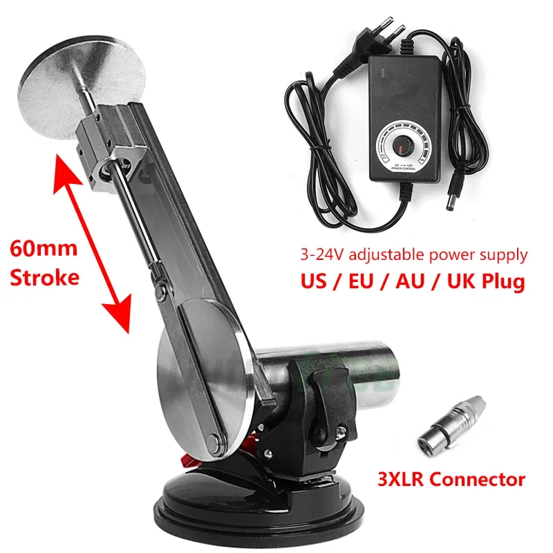 Мини Телескопический линейный привод двигатель с большой упорной присоской ход