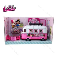 lol surprise dolls airplane picnic ice cream car slide handbag villa action figure lol doll toys set birthday gifts for girls