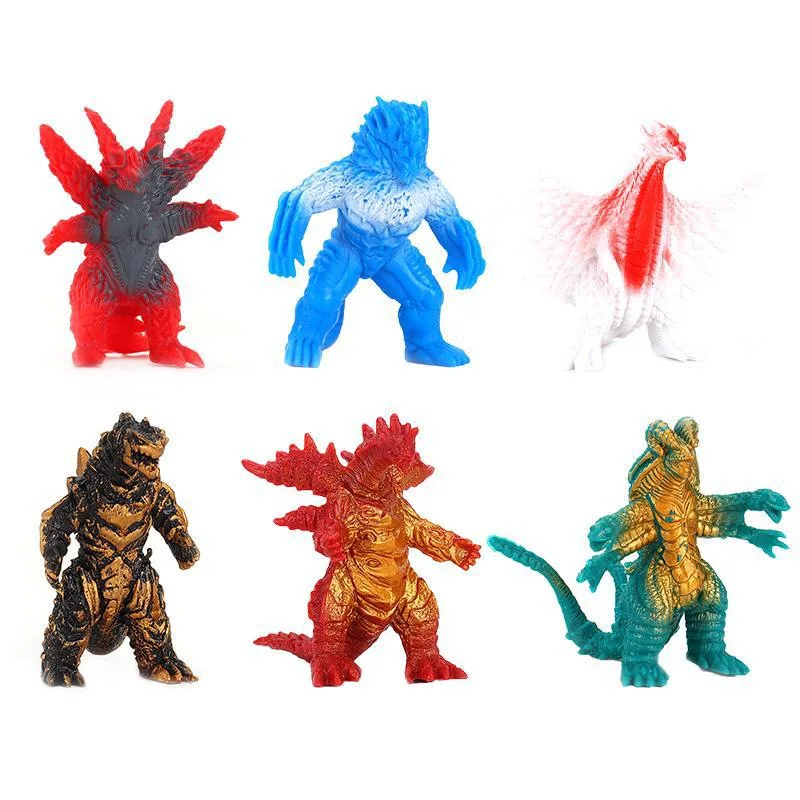 

6cm soft plastic Monster Horoboros Gue basser Gargorgon Grigio Bone Maga Orochi Zeppandon very small model Children's Toys