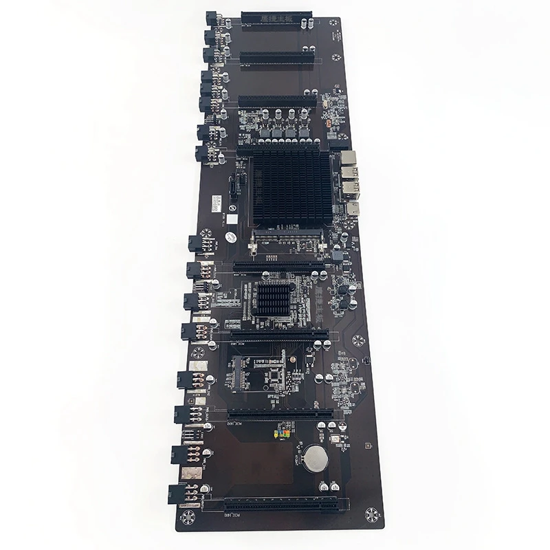 Новая материнская плата HM65 с 847 интегрированным процессором BTC Minging Machine 8 слотов