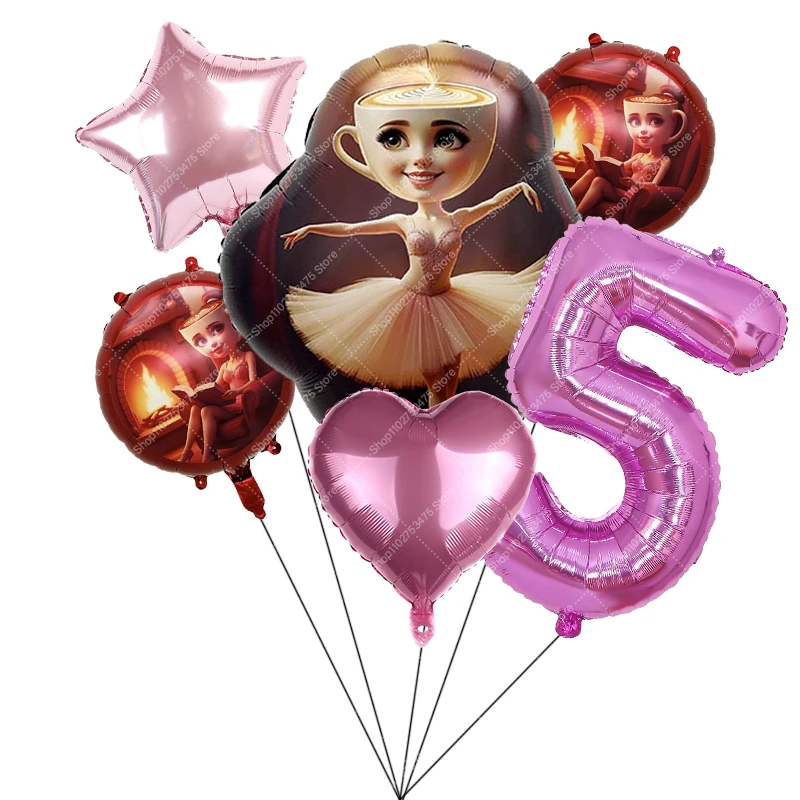 

Набор фольгированных шаров MINISO Brainrot