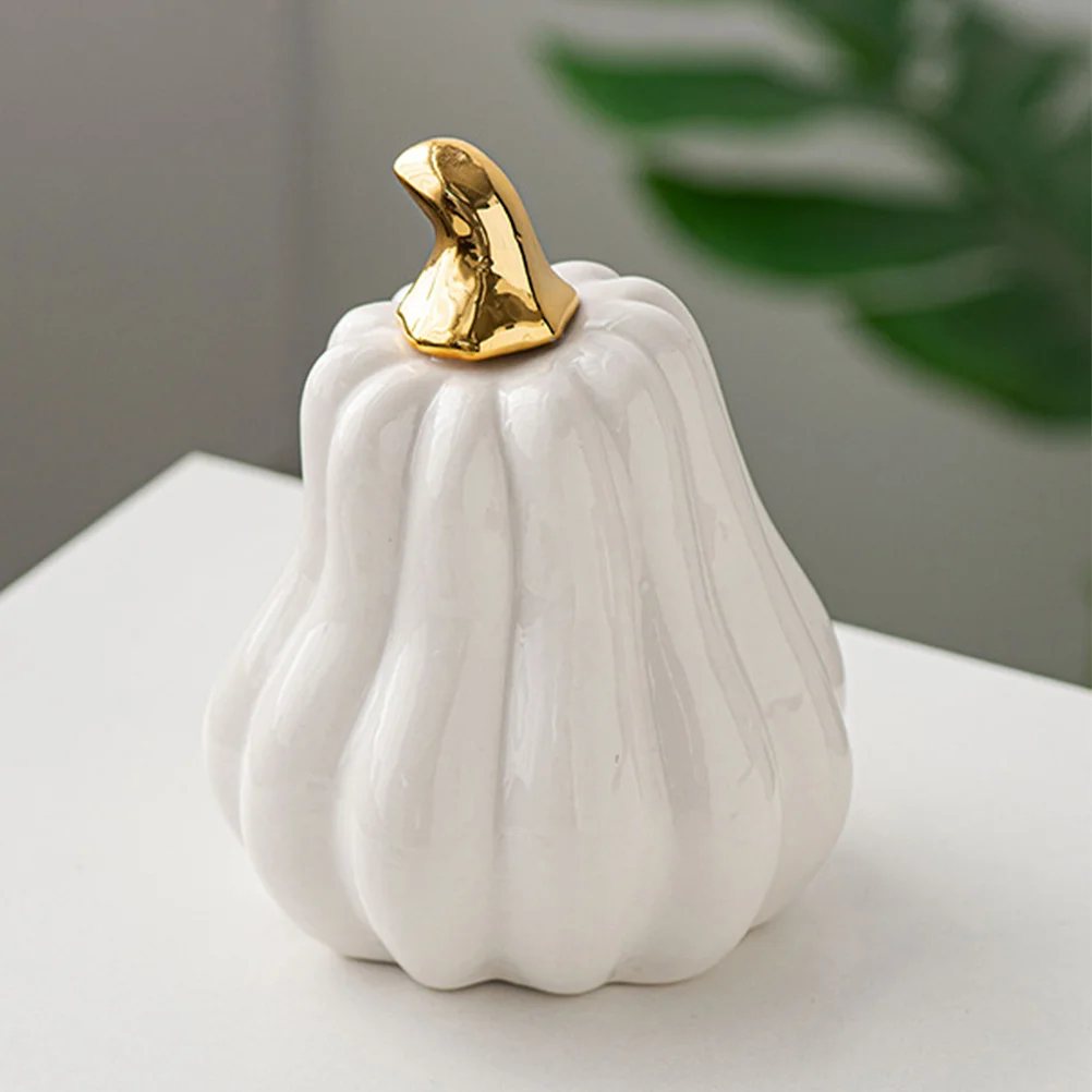 

Halloween Home Decor Ceramic Pumpkin Decor Pumpkin Ornament Tabletop Home Decor