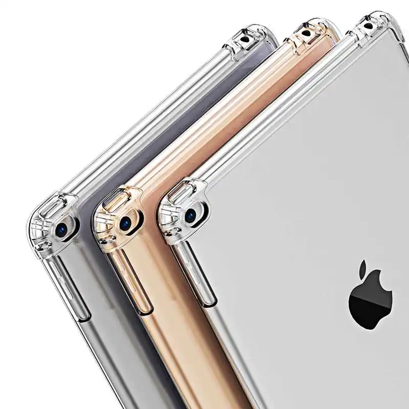 

Heouyiuo Transparent Soft Case For iPad Air 2 1 4 2020 3 2019 Tablet Case Cover