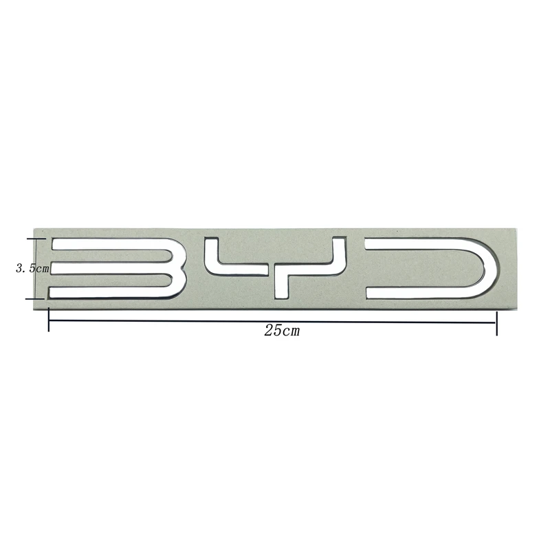 

3D ABS хром черный логотип BYD эмблема буквы Stiker значок багажника автомобиля для BYD SEAL QIN HAN SONG Plus ATTO3 SEAL U аксессуары